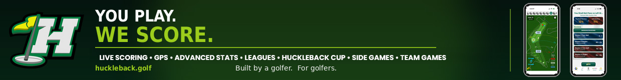 Huckleback Golf  banner